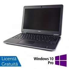 Laptop DELL Latitude E7240, Intel Core i5-4300U 1.90GHz, 8GB DDR3, 120GB SSD, 12.5 Inch, Webcam + Windows 10 Pro