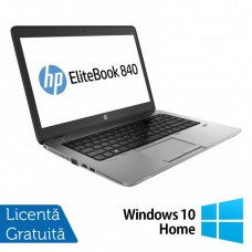 Laptop HP Elitebook 840 G2, Intel Core i5-5300U 2.30GHz, 8GB DDR3, 240GB SSD, 14 Inch, Webcam + Windows 10 Home