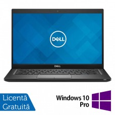 Laptop Refurbished DELL Latitude 7390, Intel Core i5-8250U 1.60 - 3.40GHz, 8GB DDR3, 256GB SSD M.2, 13.5 Inch Full HD, Webcam + Windows 10 Pro